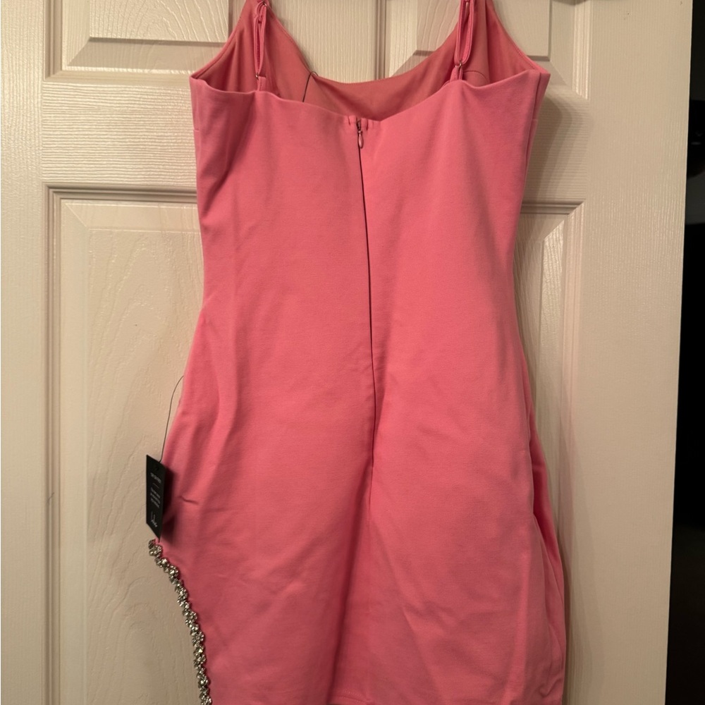 Lulu's Vibrant Pink Sleeveless Dress - Picture 2 of 7